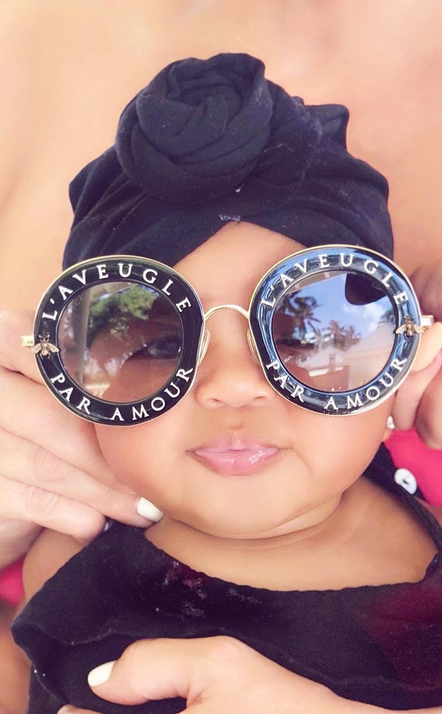 Khloe Kardashian Put Huge Sunglasses on True and It's Adorable - E! Online